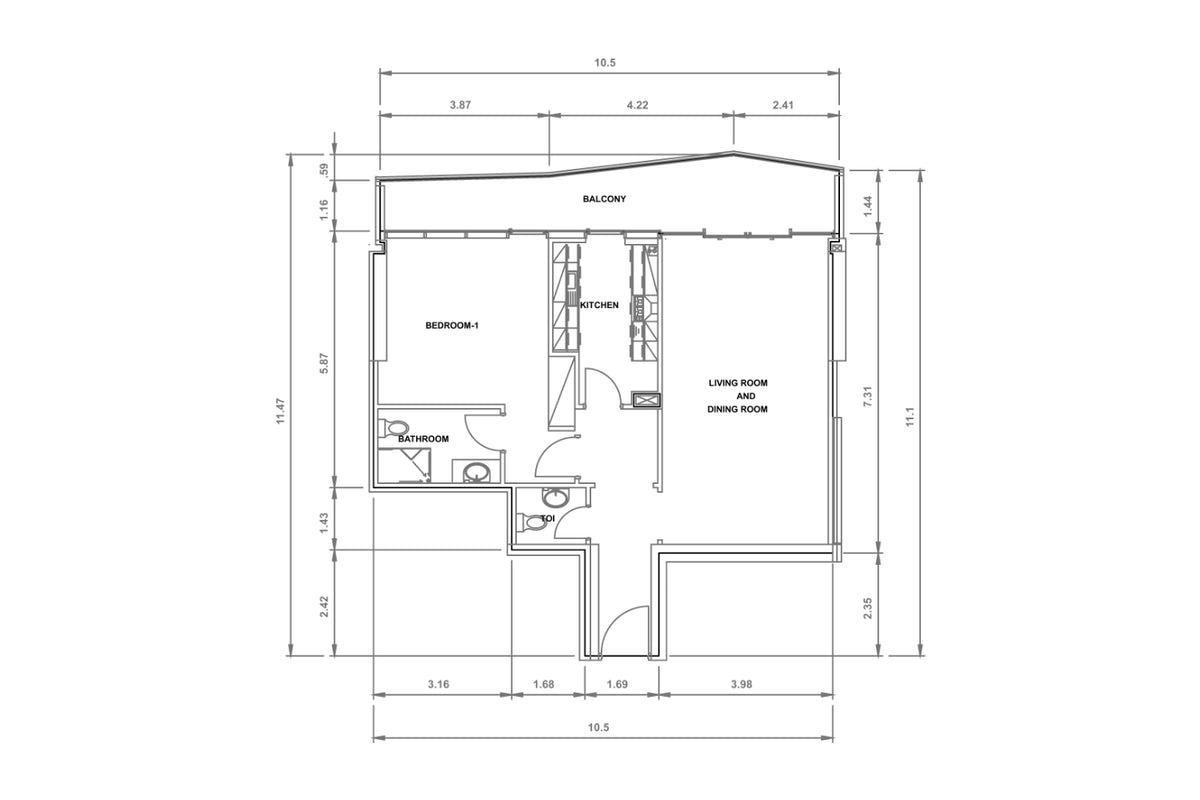 1 Bedroom |  Waves Tower | Business Bay